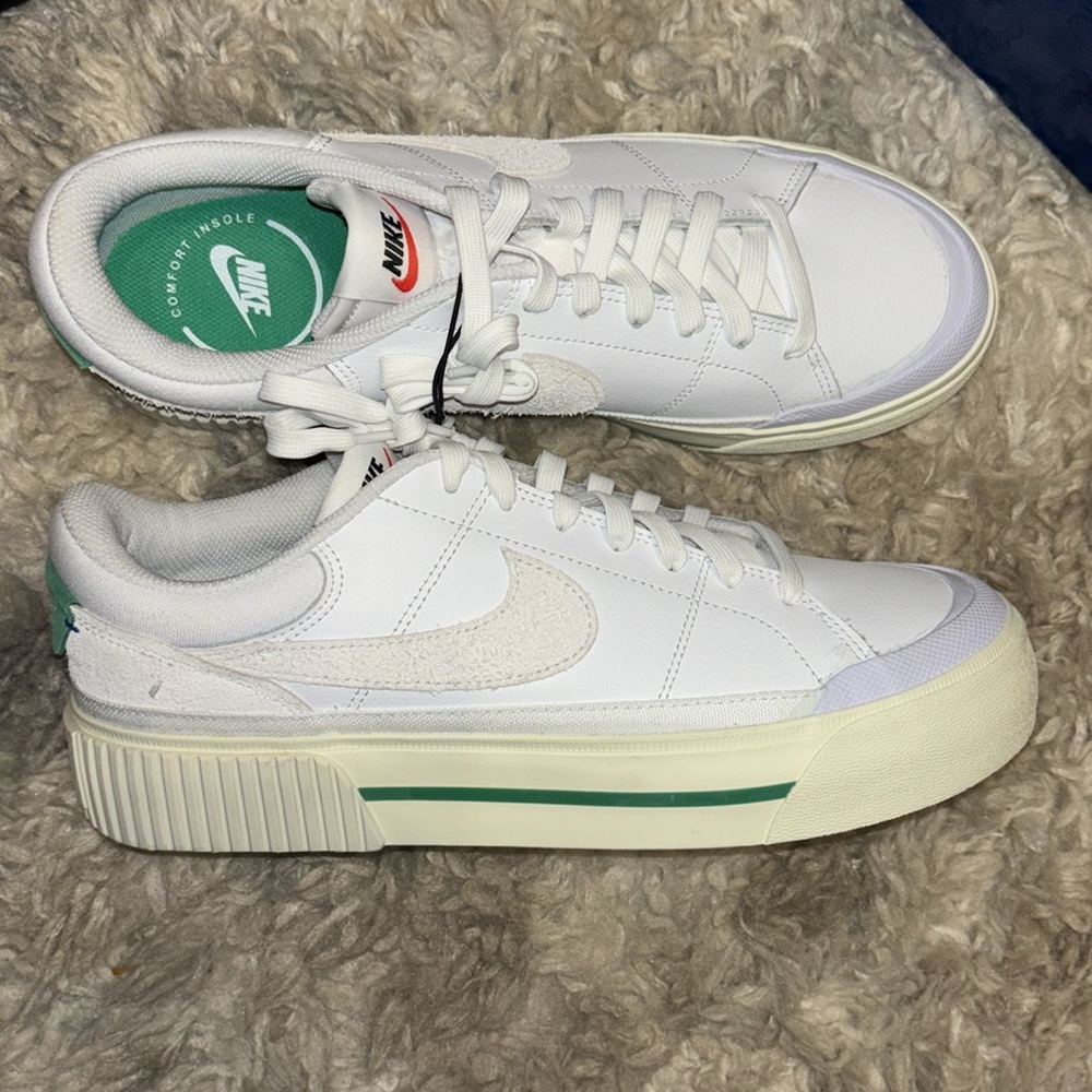 WOMEN'S NIKE COURT LEGACY LIFT PLATFORM SNEAKERS- Size: 11.  NWT - Picture 7 of 8